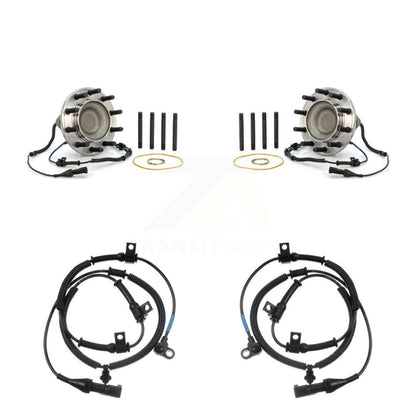 Wheel Hub Bearing & Extra Sensor Front Kit For Ford F-550 Super Duty F-450 4 X 2