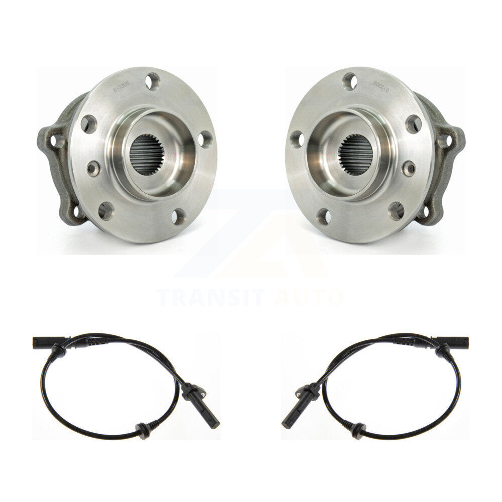 Wheel Hub Bearing And ABS Sensor Front Kit For BMW X6 with Harness