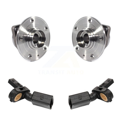 Wheel Hub Bearing And ABS Sensor Front Kit For 2015-2016 Volkswagen GTI