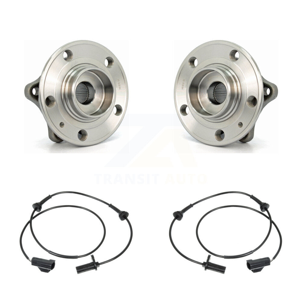 Wheel Hub Bearing And ABS Sensor Front Kit For 1999-2000 Volvo S80 with Harness