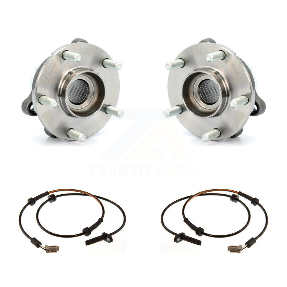 Wheel Hub Bearing And ABS Sensor Front Kit For Nissan Altima Maxima with Harness