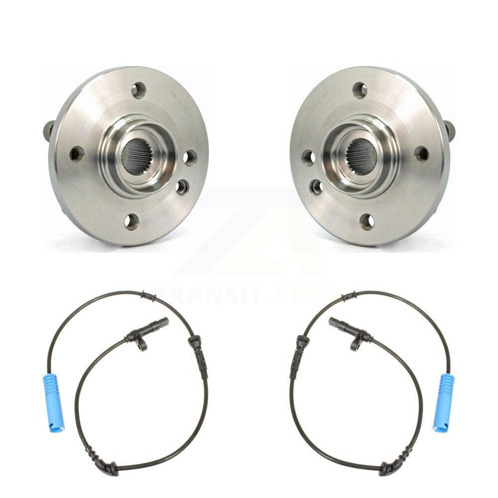 Wheel Hub Bearing & Sensor Front Kit For 02-05 Mini Cooper 1.6L with 4-Wheel ABS