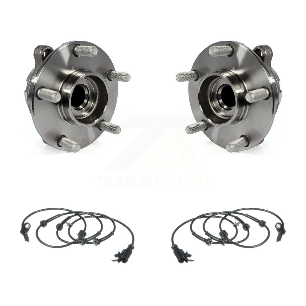 Wheel Hub Bearing And ABS Sensor Front Kit For INFINITI FX35 QX70 FX37