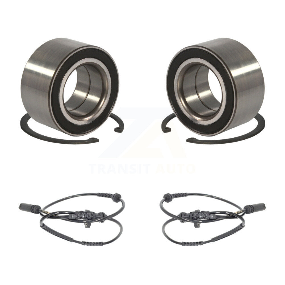 Wheel Bearing & Sensor Front Kit For BMW 650i 4.4L with 4-Wheel ABS Harness