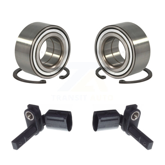 Wheel Bearing And ABS Sensor Front Kit For Volkswagen Touareg Audi Q7