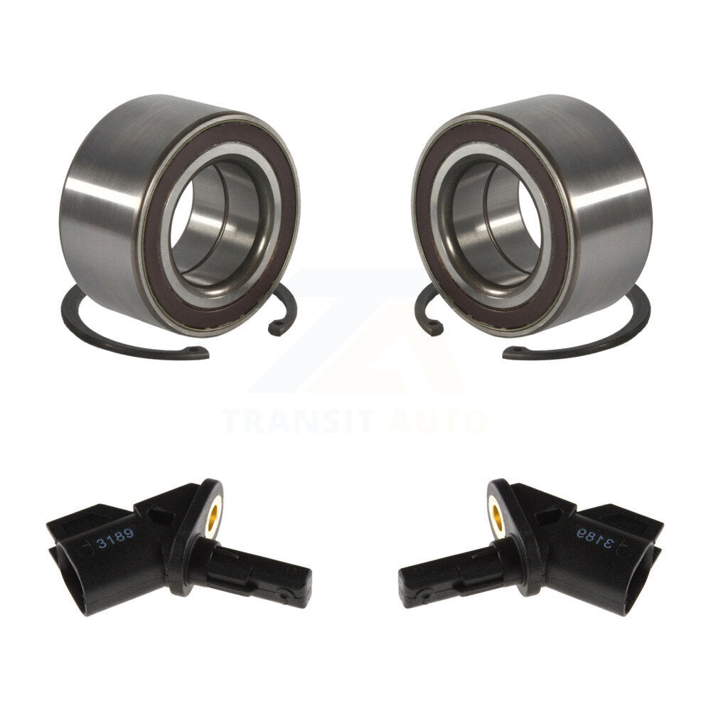 Wheel Bearing And ABS Sensor Front Kit For Mazda 3 5 Sport