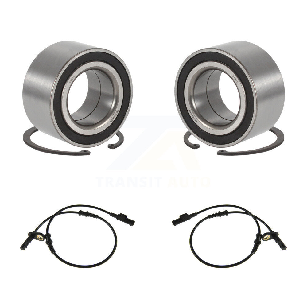 Wheel Bearing And ABS Sensor Front Kit For Mercedes-Benz E350 E320 E500 E550