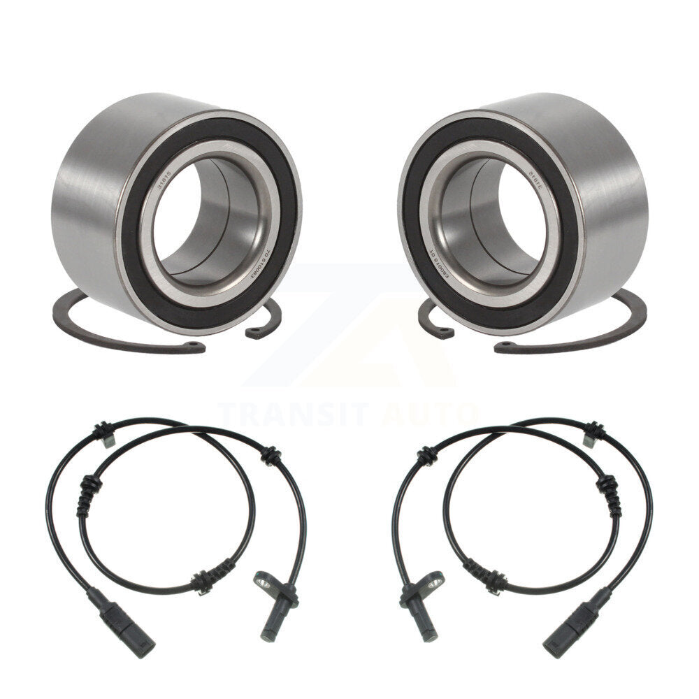 Wheel Bearing & ABS Sensor Front Kit For Mercedes-Benz E350 E320 E500 E550 E280