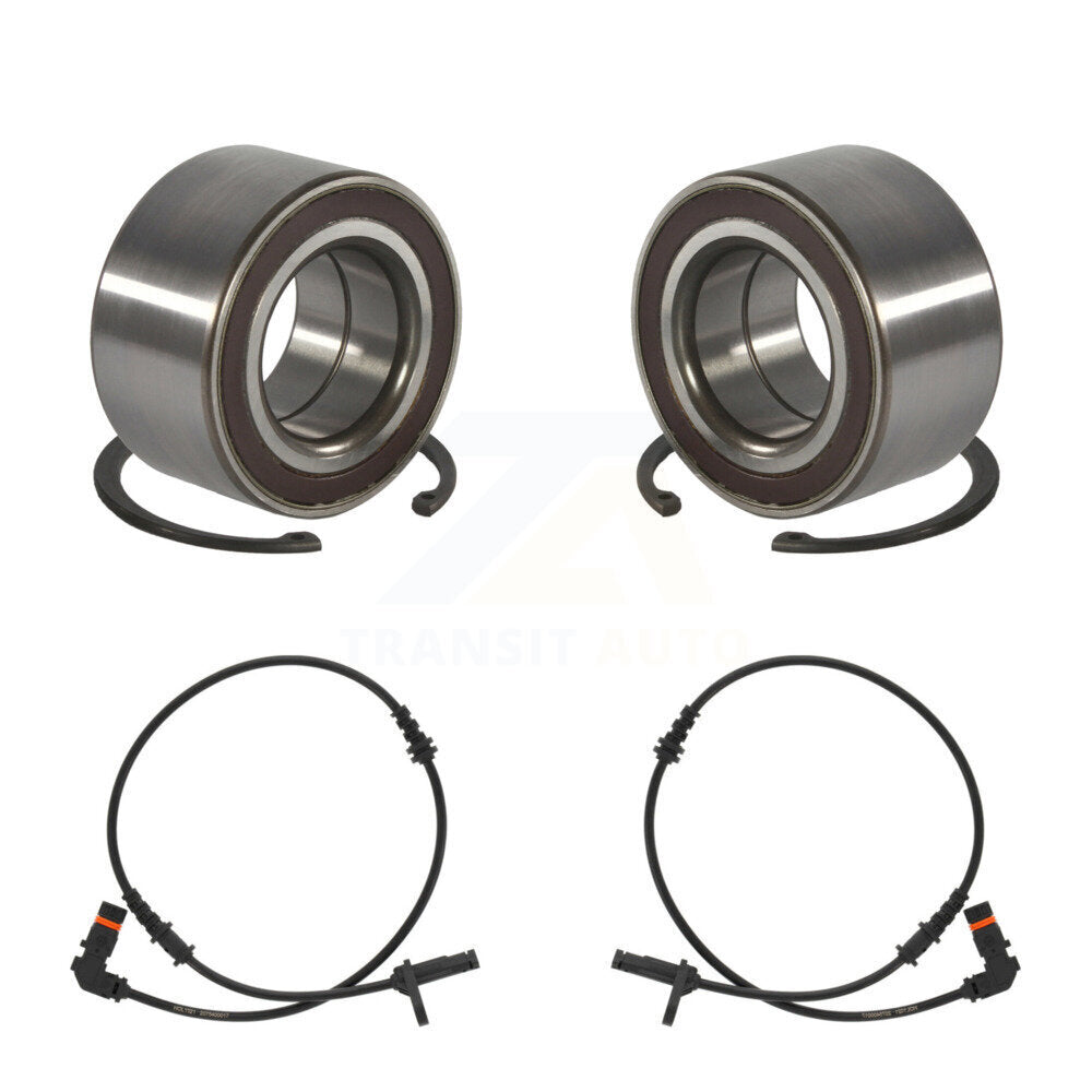 Wheel Bearing And ABS Sensor Front Kit For Mercedes-Benz E350 E550
