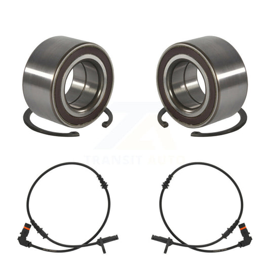 Wheel Bearing And ABS Sensor Front Kit For Mercedes-Benz E350 E550
