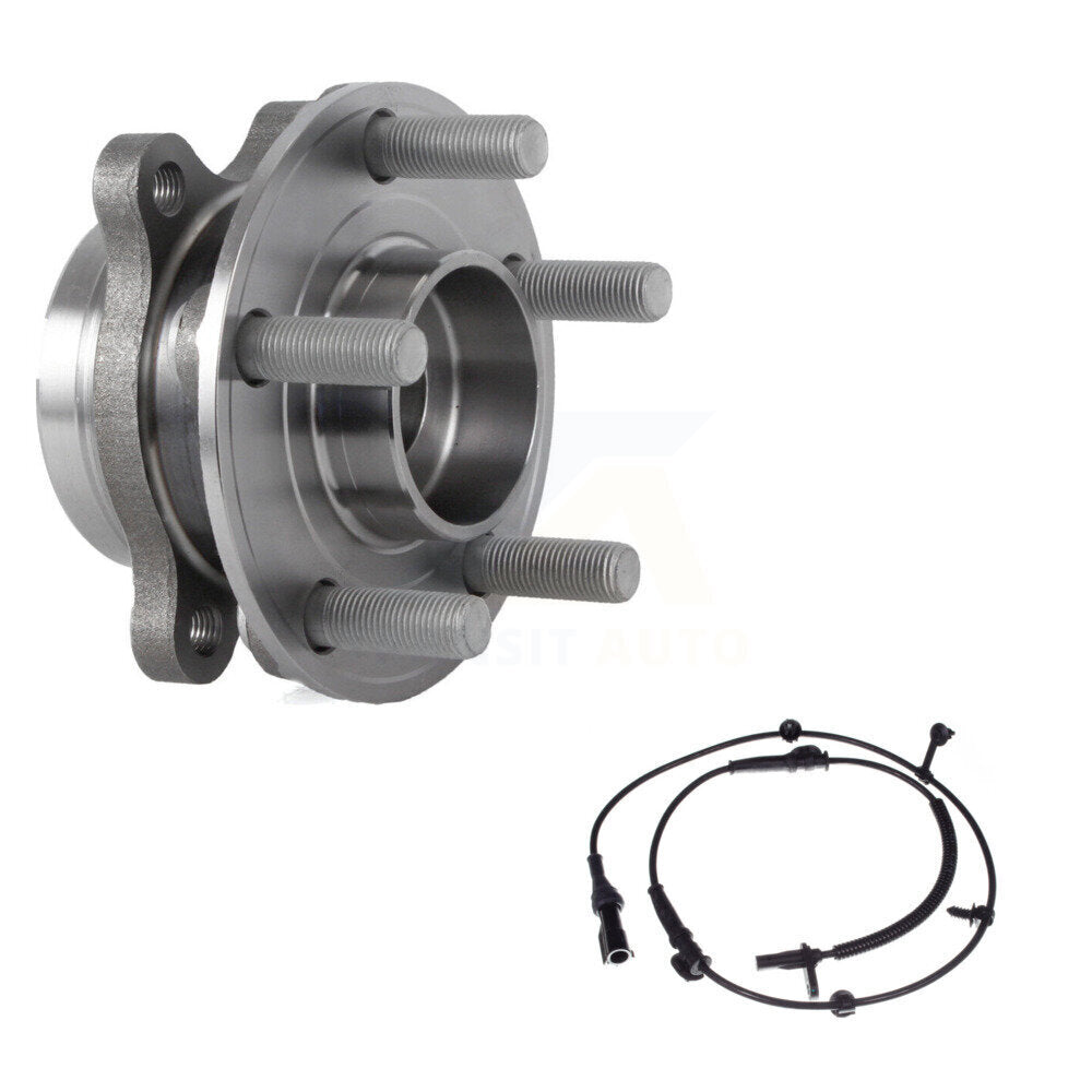 Wheel Hub Bearing Sensor Front Kit For Ford Edge 3.5L/2.0L/2.7L with 4-Wheel ABS