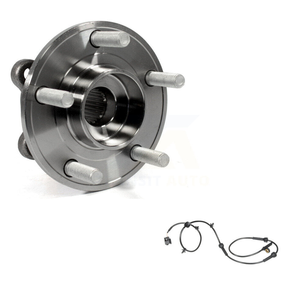 Wheel Hub Bearing Sensor Front Kit For Ford Fusion Lincoln MKZ Police Responder