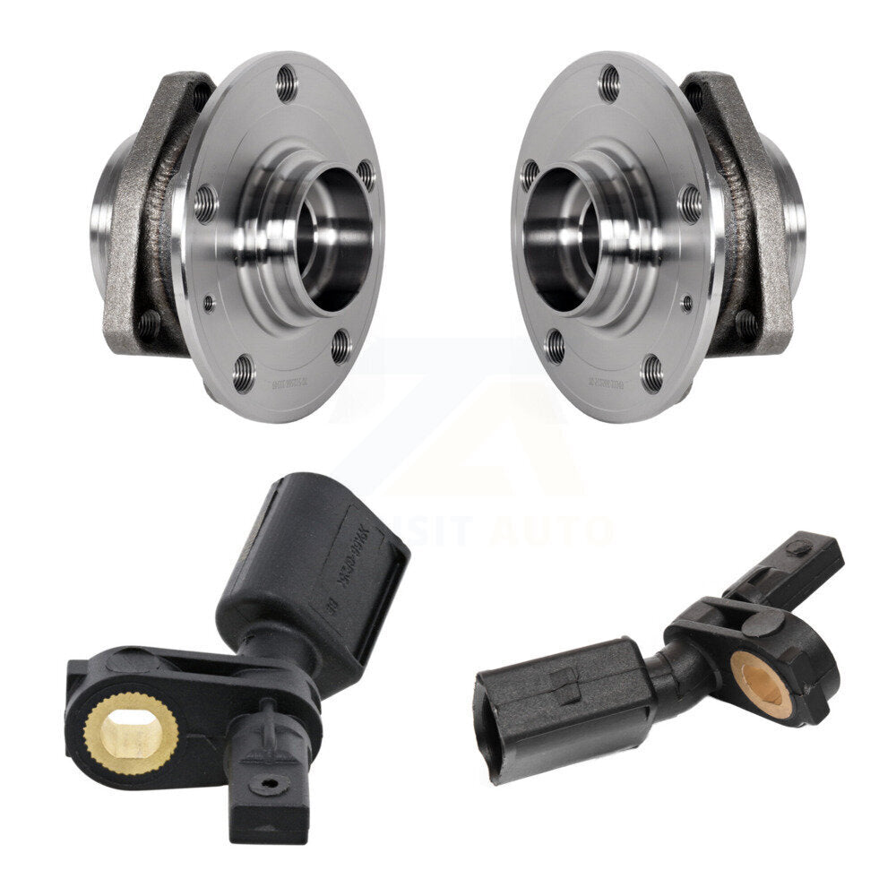 Wheel Hub Bearing & ABS Sensor Front Kit For Audi A3 Quattro S3 Sportback e-tron