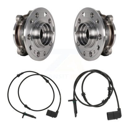 Wheel Hub Bearing And ABS Sensor Front Kit For Mercedes-Benz C300 with Harness