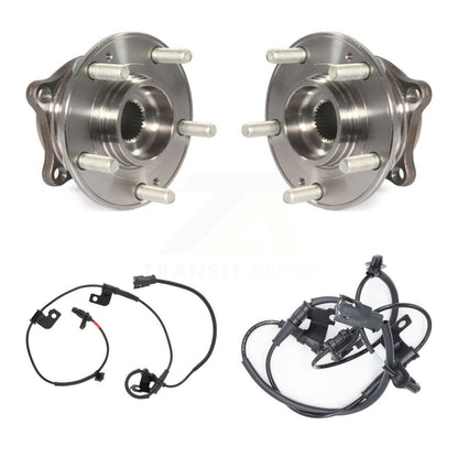 Wheel Hub Bearing Sensor Front Kit For 2015 Hyundai Sonata 2.4L with 4-Wheel ABS