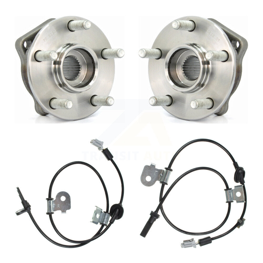 Wheel Hub Bearing And ABS Sensor Front Kit For Subaru Impreza Forester WRX