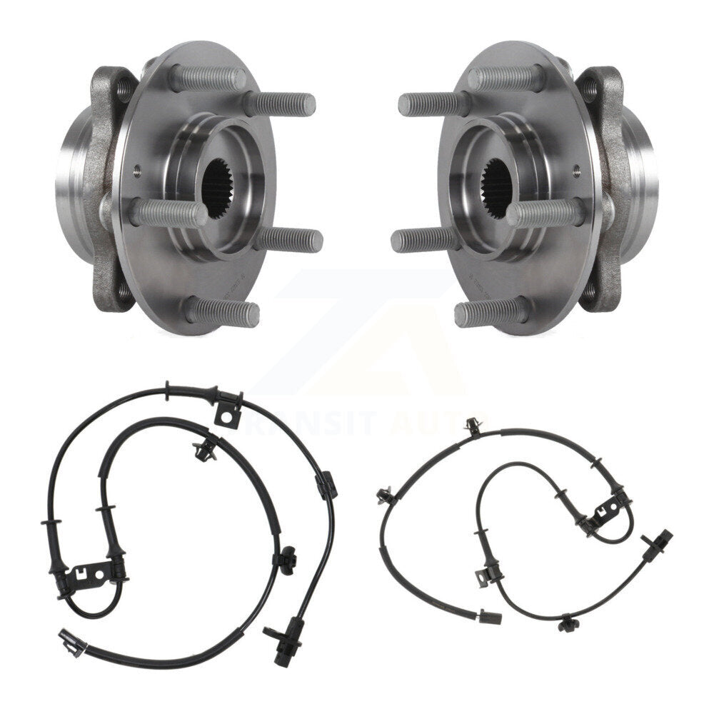 Wheel Hub Bearing Sensor Front Kit For Hyundai Elantra GT 2.0L with 4-Wheel ABS