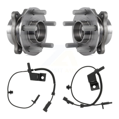 Wheel Hub Bearing And ABS Sensor Front Kit For Ford Edge Lincoln Nautilus MKX