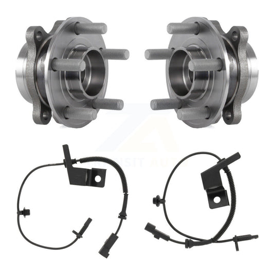 Wheel Hub Bearing And ABS Sensor Front Kit For Ford Edge Lincoln Nautilus MKX