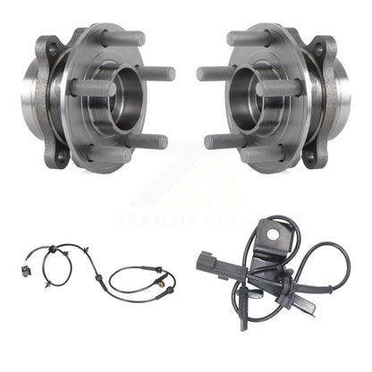 Wheel Hub Bearing And ABS Sensor Front Kit For Ford Fusion Lincoln MKZ