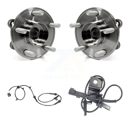Wheel Hub Bearing Sensor Front Kit For Ford Fusion Lincoln MKZ Police Responder