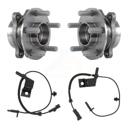 Wheel Hub Bearing ABS Sensor Front Kit For 2018 Lincoln Continental with Harness