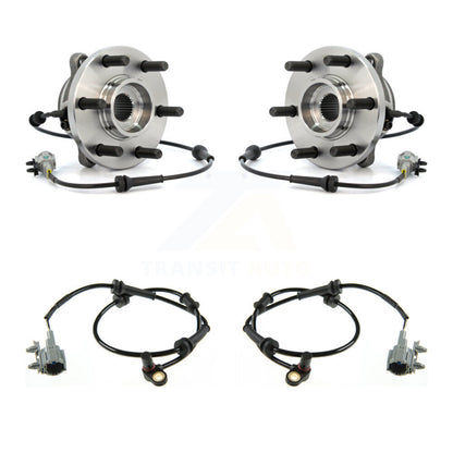 Wheel Hub Bearing & Extra Sensor Front Kit For 09-12 Suzuki Equator with Harness
