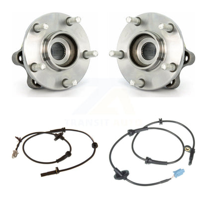 Wheel Hub Bearing And ABS Sensor Front Kit For Nissan Murano with Harness