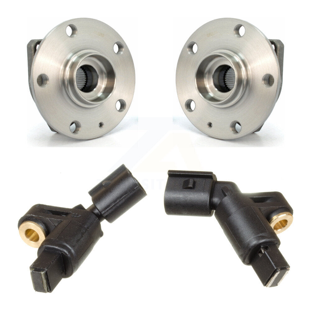 Wheel Hub Bearing And ABS Sensor Front Kit For Volkswagen Golf City