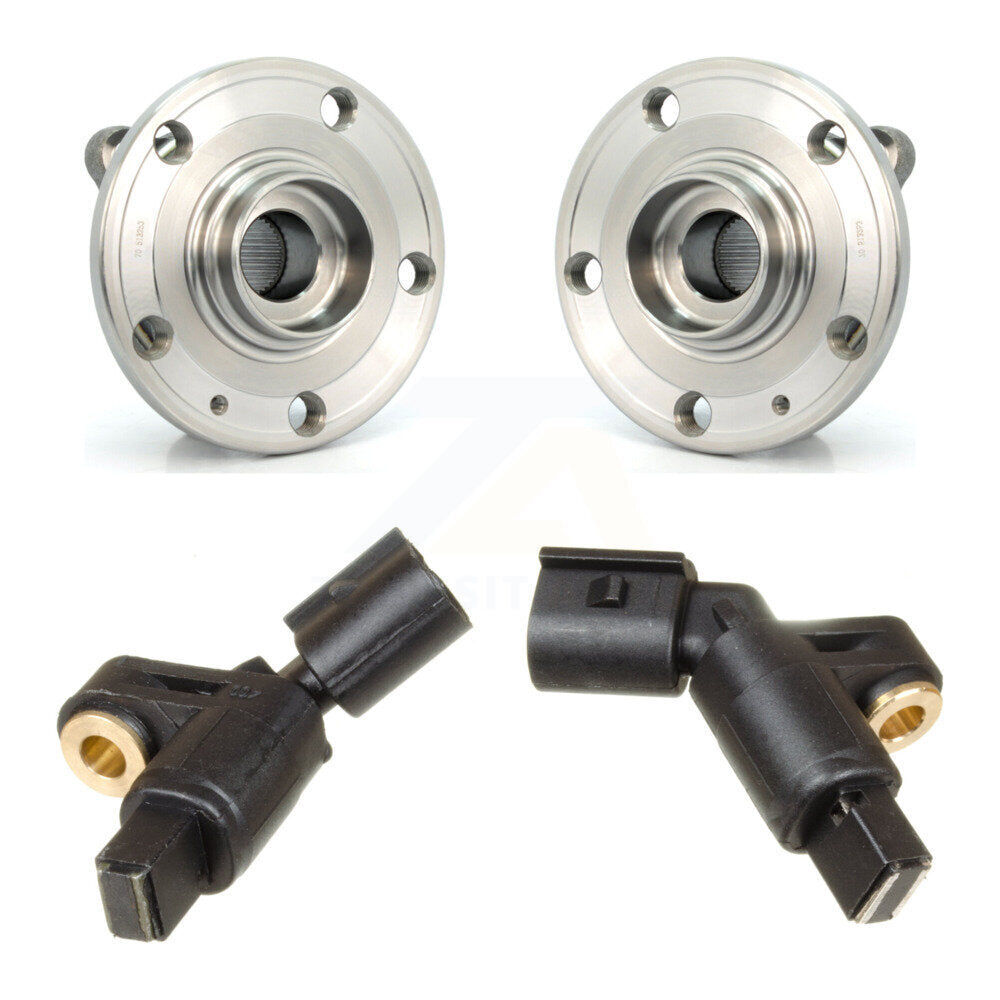 Wheel Hub Bearing And ABS Sensor Front Kit For Volkswagen Jetta City