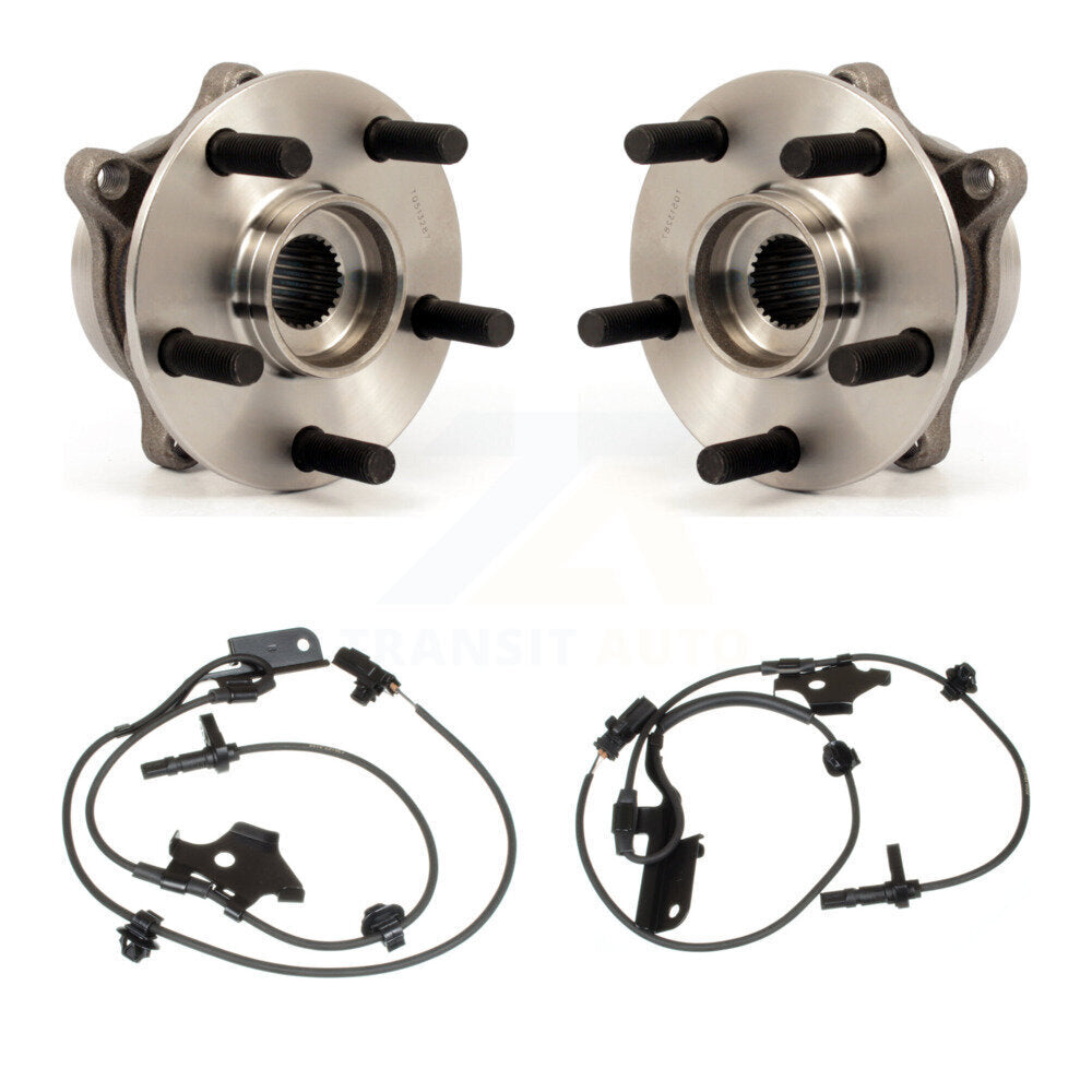 Wheel Hub Bearing And ABS Sensor Front Kit For Toyota Prius Lexus CT200h Plug-In