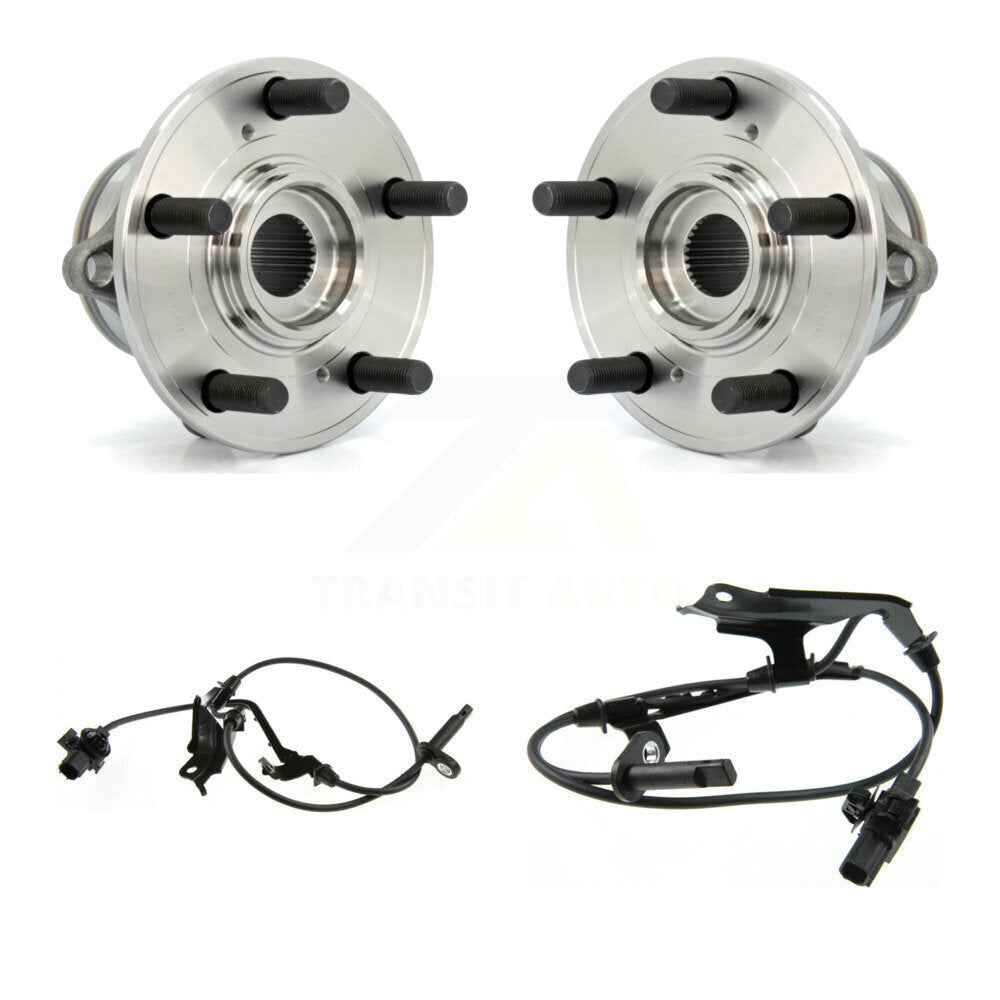 Wheel Hub Bearing & Sensor Front Kit For Honda Pilot Acura MDX ZDX with Harness