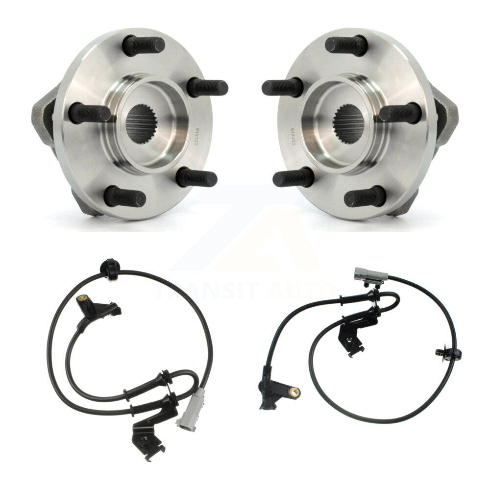 Wheel Hub Bearing & ABS Sensor Front Kit For Dodge Grand Caravan Chrysler Town