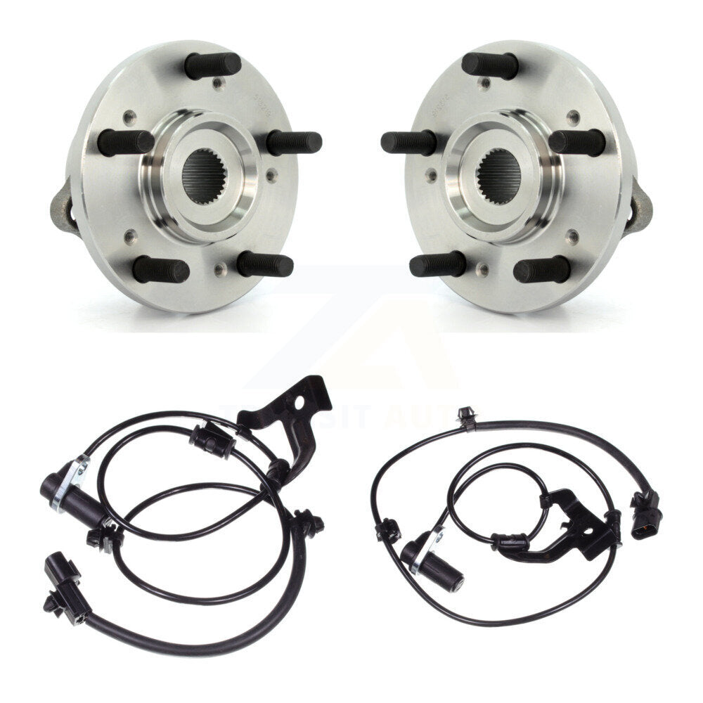 Wheel Hub Bearing Sensor Front Kit For Mitsubishi Endeavor 3.8L with 4-Wheel ABS