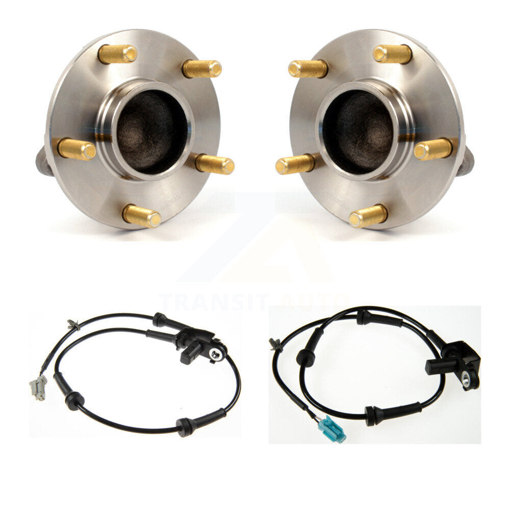 Wheel Hub Bearing And ABS Sensor Front Kit For INFINITI G35 Nissan 350Z