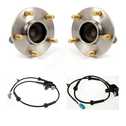 Wheel Hub Bearing And ABS Sensor Front Kit For INFINITI G35 Nissan 350Z