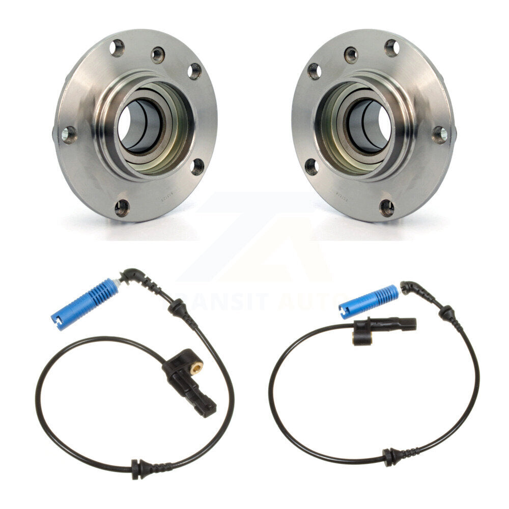 Wheel Hub Bearing & ABS Sensor Front Kit For 2005 BMW 320i 2.2L with 4-Wheel