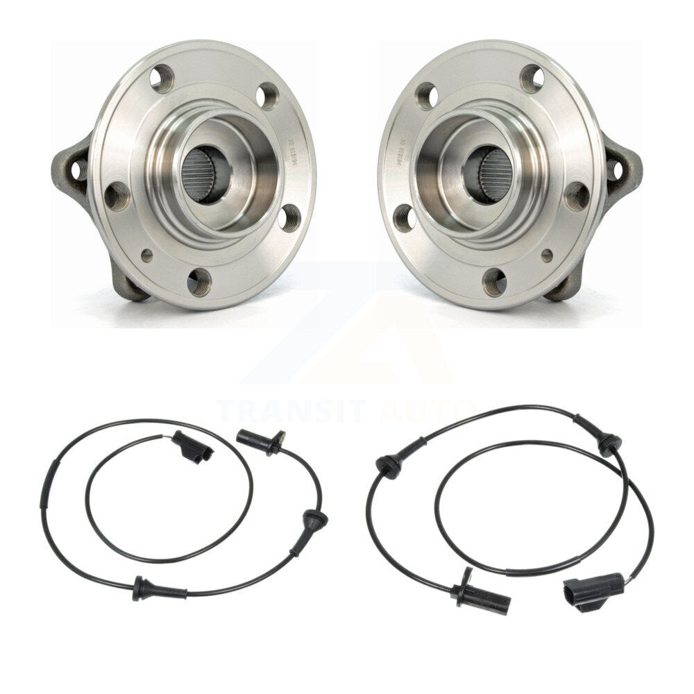 Wheel Hub Bearing & ABS Sensor Front Kit For Volvo S60 XC70 V70 S80 with Harness