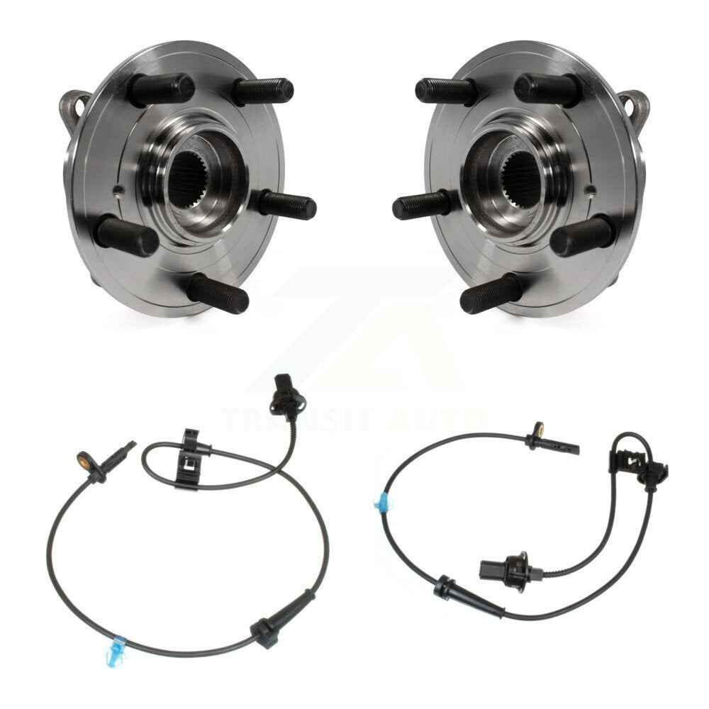 Wheel Hub Bearing Sensor Front Kit For 11-17 Honda Odyssey 3.5L with 4-Wheel ABS