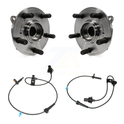 Wheel Hub Bearing Sensor Front Kit For 11-17 Honda Odyssey 3.5L with 4-Wheel ABS