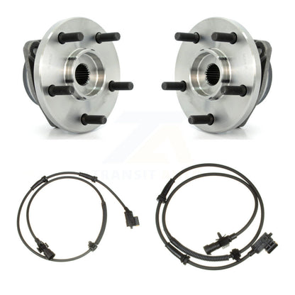 Wheel Hub Bearing & Sensor Front Kit For 99-04 Jeep Grand Cherokee with Harness