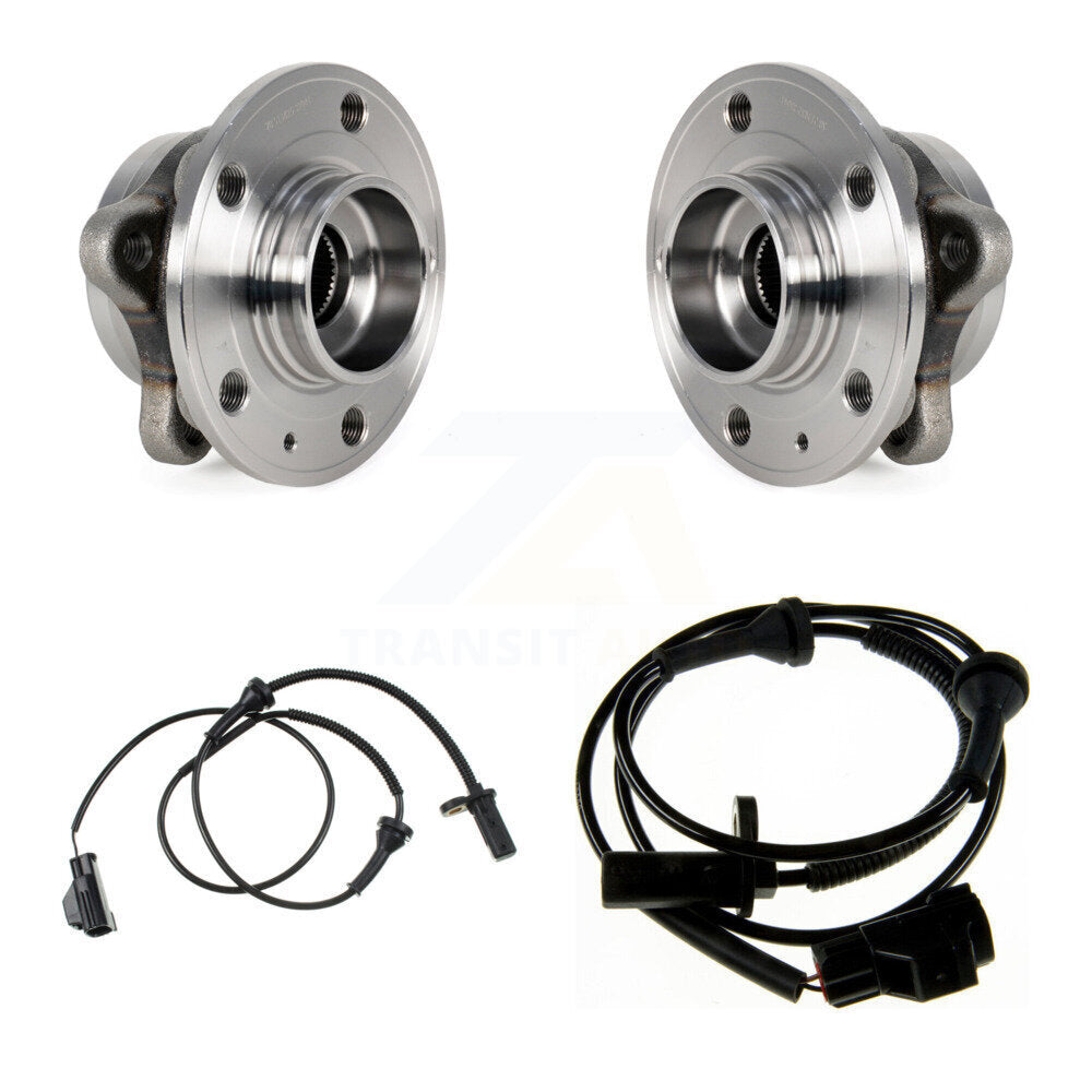 Wheel Hub Bearing And ABS Sensor Front Kit For Volvo XC90 with Harness