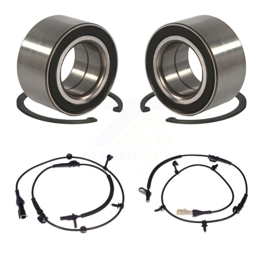 Wheel Bearing And ABS Sensor Front Kit For Ford Edge Lincoln MKX