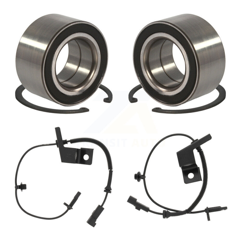 Wheel Bearing Sensor Front Kit For 15 Ford Edge 3.5L/2.0L/2.7L with 4-Wheel ABS