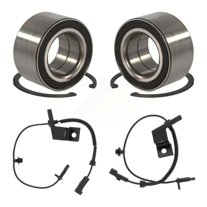 Wheel Bearing Sensor Front Kit For 15 Ford Edge 3.5L/2.0L/2.7L with 4-Wheel ABS