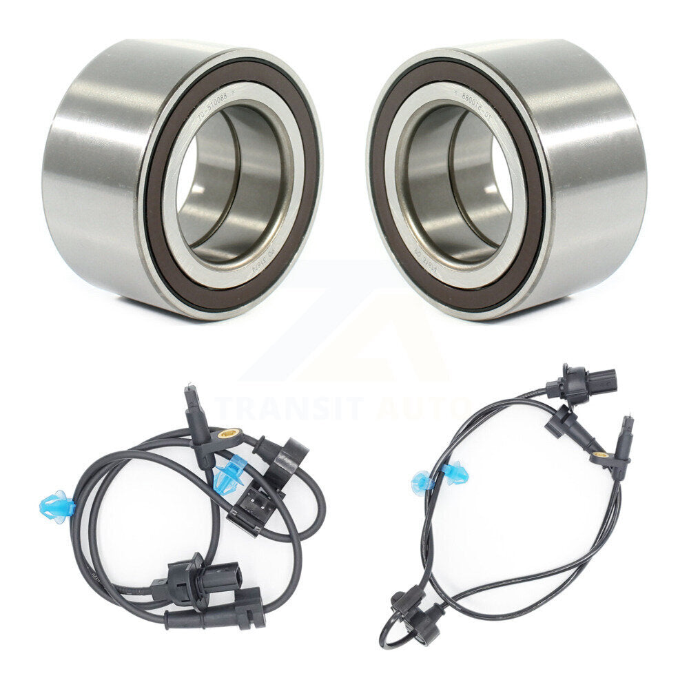 Wheel Bearing And ABS Sensor Front Kit For Honda Ridgeline 3.5L with 4-Wheel