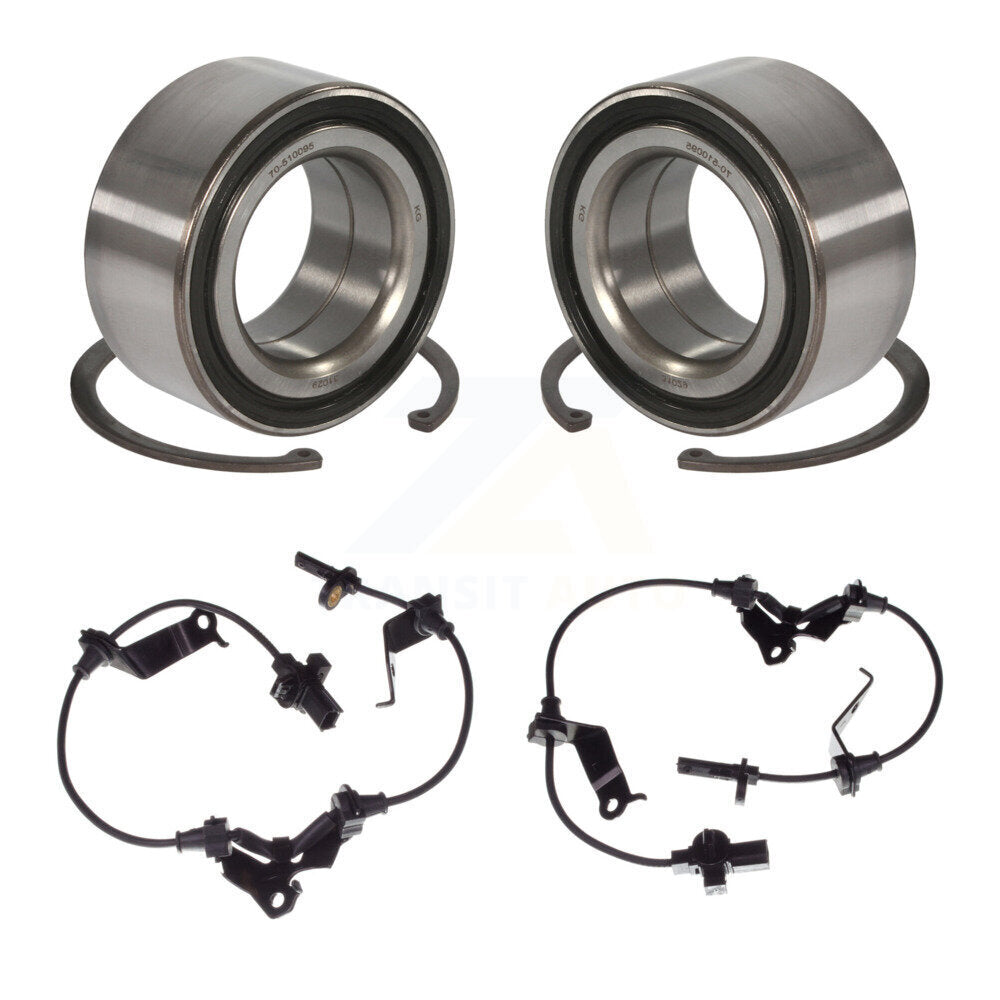 Wheel Bearing Sensor Front Kit For 2009-2014 Acura TL 3.5L/3.7L with 4-Wheel ABS