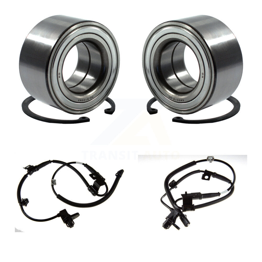 Wheel Bearing & Sensor Front Kit For 08-12 Hyundai Elantra 2.0L with 4-Wheel ABS