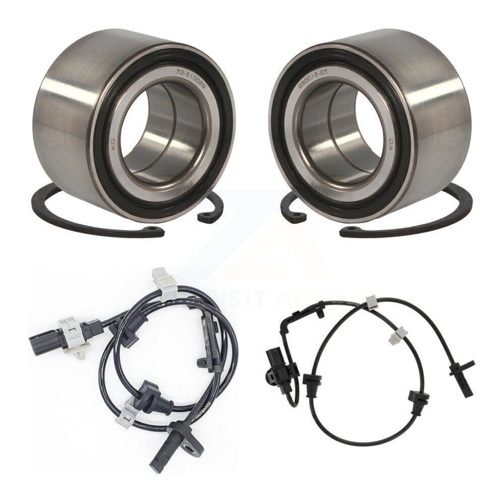 Wheel Bearing And ABS Sensor Front Kit For Honda Civic with Harness