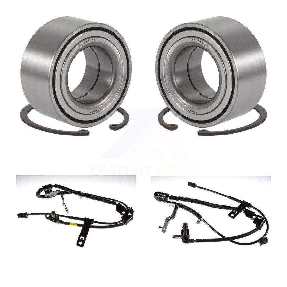 Wheel Bearing & Sensor Front Kit For 07-12 Kia Rondo 2.4L/2.7L with 4-Wheel ABS